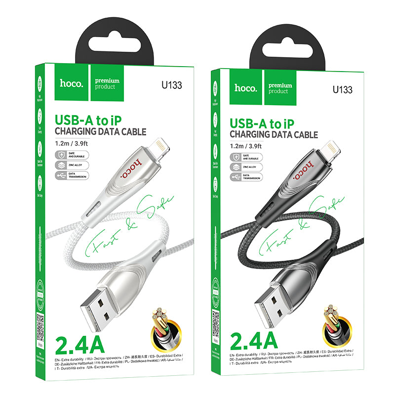 U133 Monte Charging Data Cable iP - hocotech