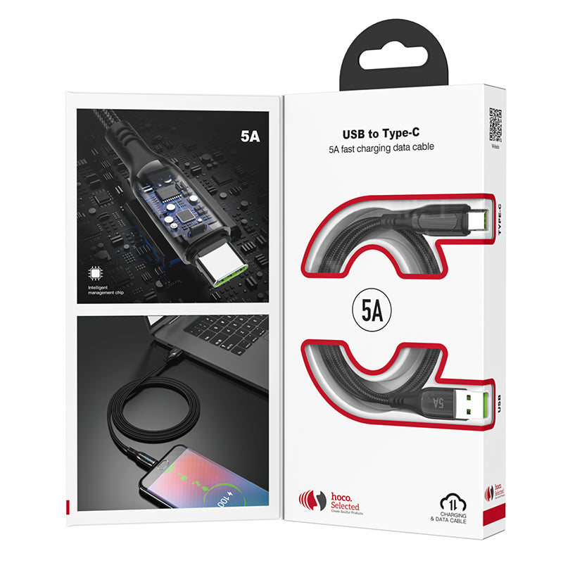 S51 Type-C 5A Extreme Screen Fast Charging Data Cable - hocotech