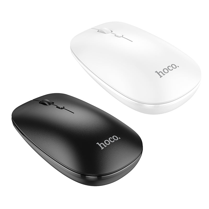 GM15 Art Dual-mode Business Wireless Mouse (Black, White Color) - hocotech