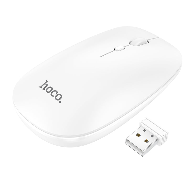 GM15 Art Dual-mode Business Wireless Mouse (Black, White Color) - hocotech