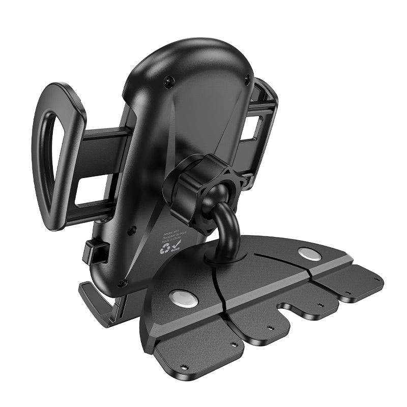 H11 Car Phone Holder CD Slot Black Color - hocotech