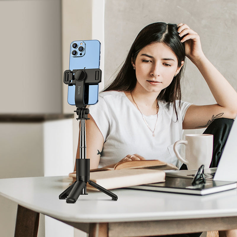 K17 Figure Mini Live Broadcast Phone Holder Tripod Black Color - hocotech