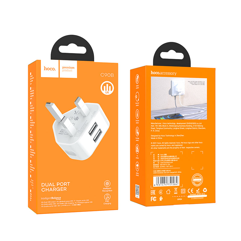C90B Grandiose Dual Port Charger (UK) - hocotech