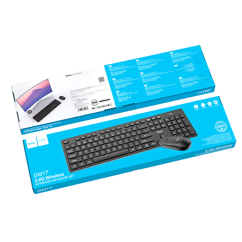 GM17 Wireless Business Keyboard and Mouse Set (English Version) - hocotech