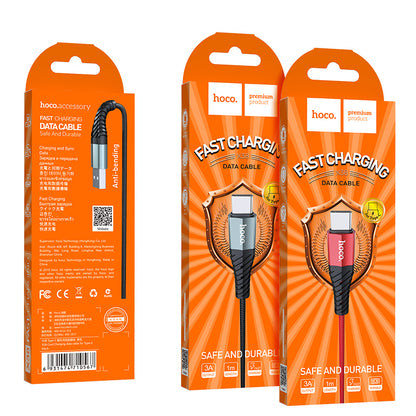 X38 Cool Charging Data Cable for Type-C - hocotech