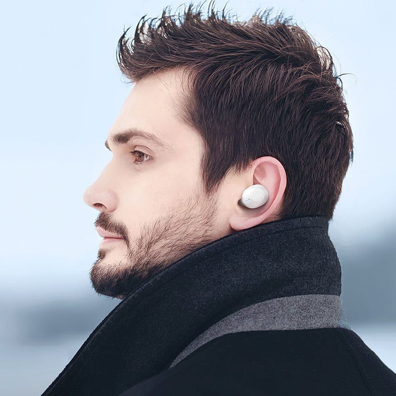EQ3 Smart True Wireless Bluetooth Headset (Black, Purple, White, Beige Color) - hocotech