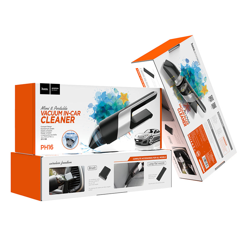 PH16 Azure Portable Vacuum Car Cleaner - hocotech