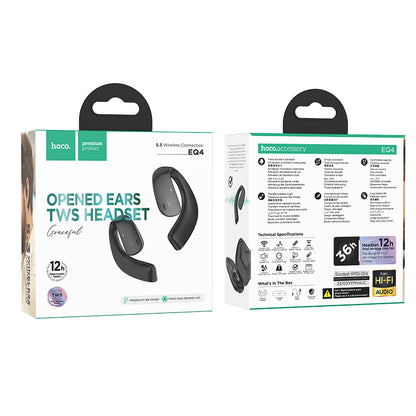 EQ4 Graceful True Wireless Bluetoth Headset (Black, White Color) - hocotech