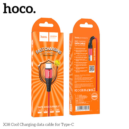 X38 Cool Charging Data Cable for Type-C - hocotech