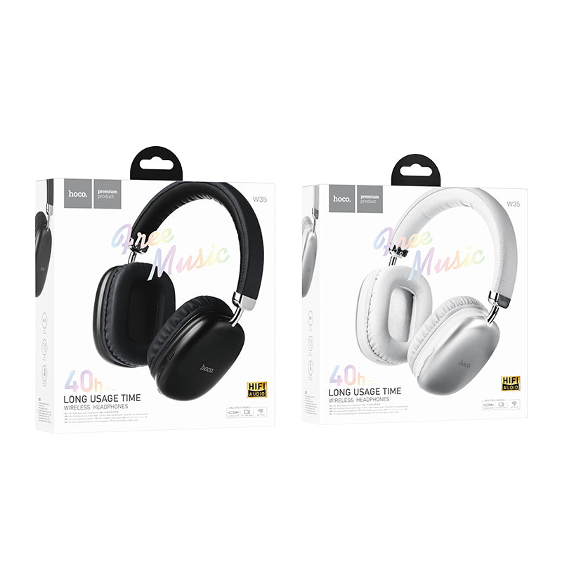 W35 Wireless Headphones 40h Long Usage Time - hocotech