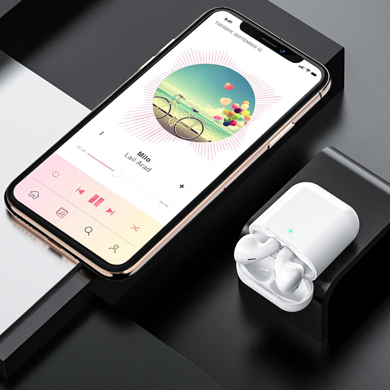 EW25 True Wireless Bluetooth Headset (White Color) - hocotech