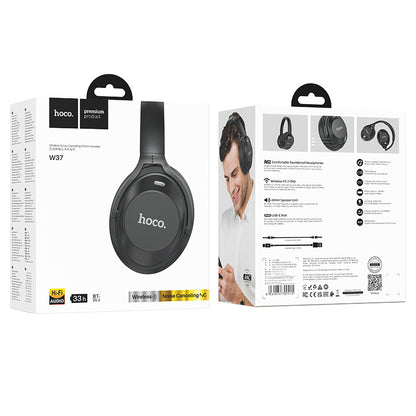 W37 Sound Active Noise Reduction BT headset - hocotech