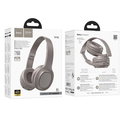 W46 Charm Folding BT Headset 20 hours Music Time - hocotech