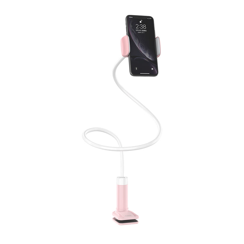 PH23 Balu Mobile Phone Stand Pink White Color - hocotech