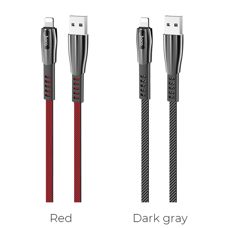 U70 Splendor Anti-Bending Charging Data Cable for iP - hocotech