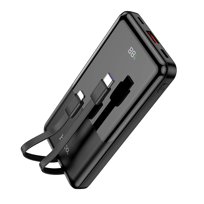 HOCO Q9 Pro Power Bank 10,000mAh Type-C Input Black Color - hocotech