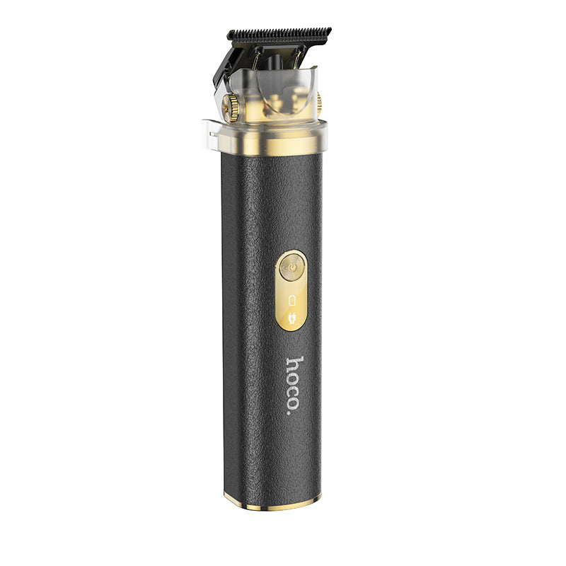 HP22 Retro Design Engraving Electric Hair Clipper Black & Gold Color - hocotech