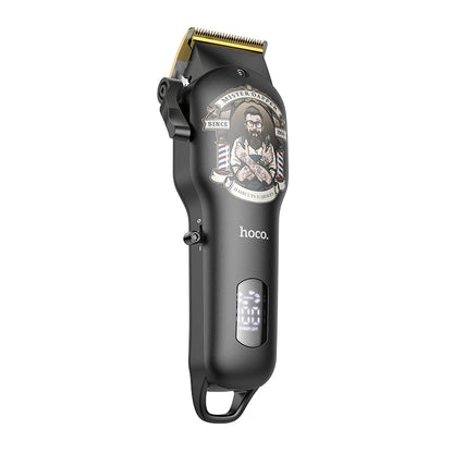 HP20 Electric Hair Clipper with Digital Display Black & Gold Color - hocotech