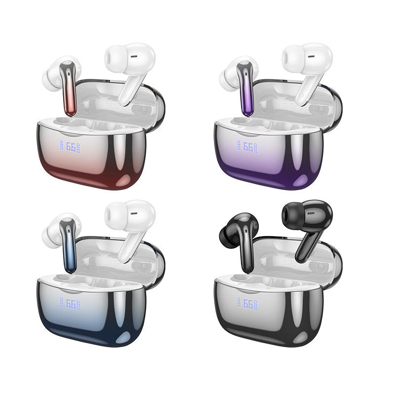 EQ16 Shine true wireless ANC+ENC Noise Reduction BT Headset (Black, Red, Blue, Purple Glaze Color) - hocotech