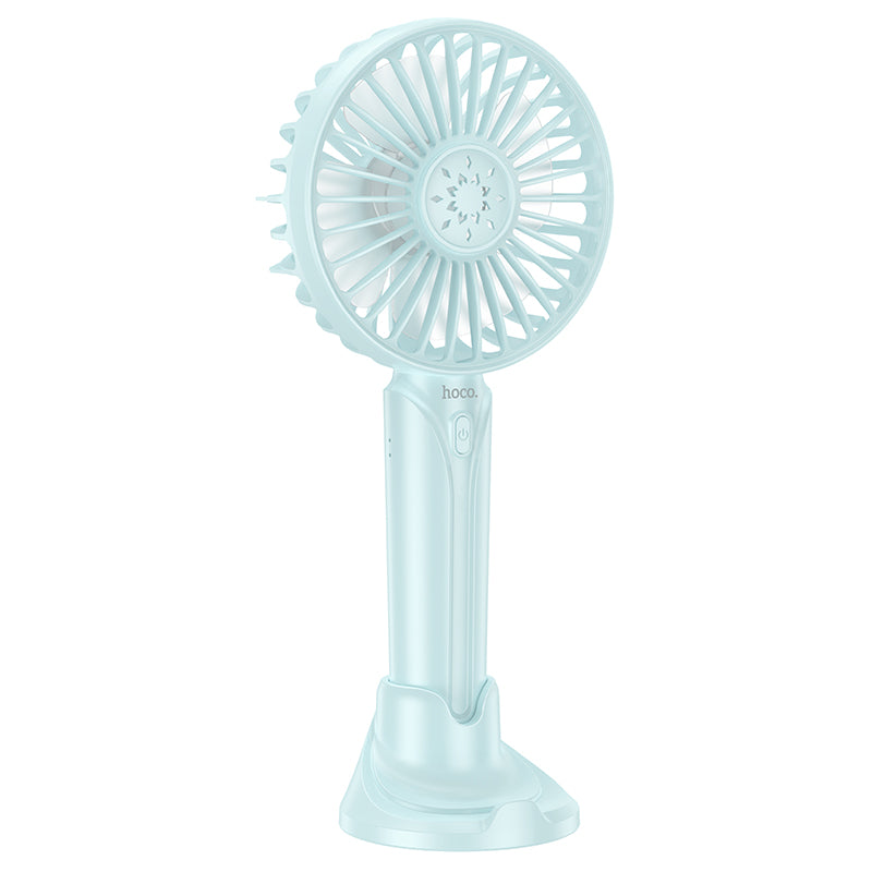 HOCO DF07 Cool Easy Handheld Small Fan White Color - hocotech