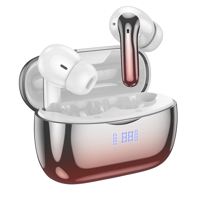 EQ16 Shine true wireless ANC+ENC Noise Reduction BT Headset (Black, Red, Blue, Purple Glaze Color) - hocotech