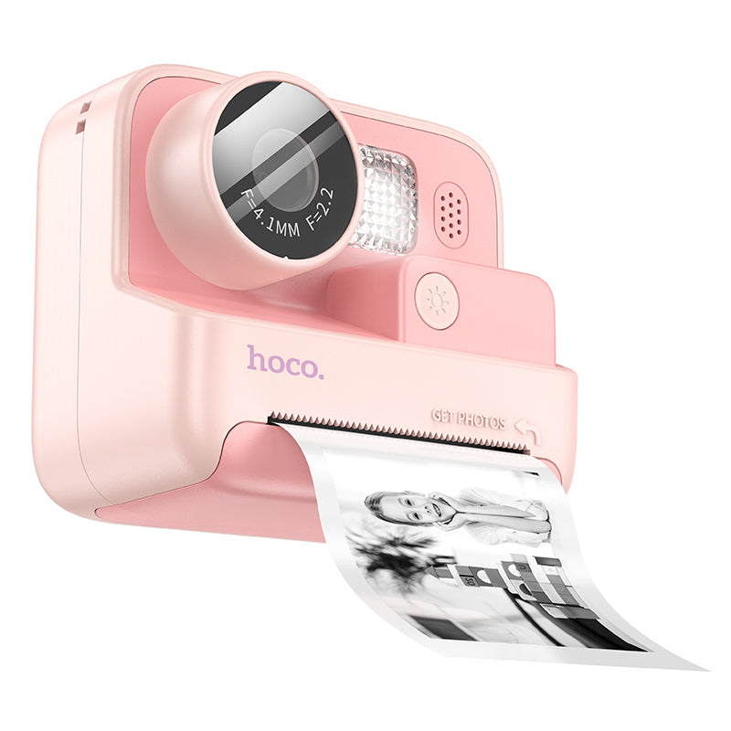 DV200 Dual Lens Children Printing Camera (Pink, Orange Color) - hocotech