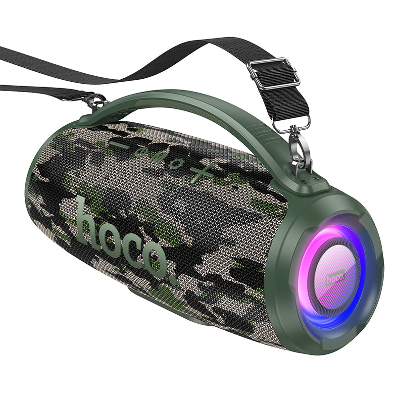 HA4 Powerfull Outdoor Bluetooth Speaker (Black & Camouflage Green Color) - hocotech