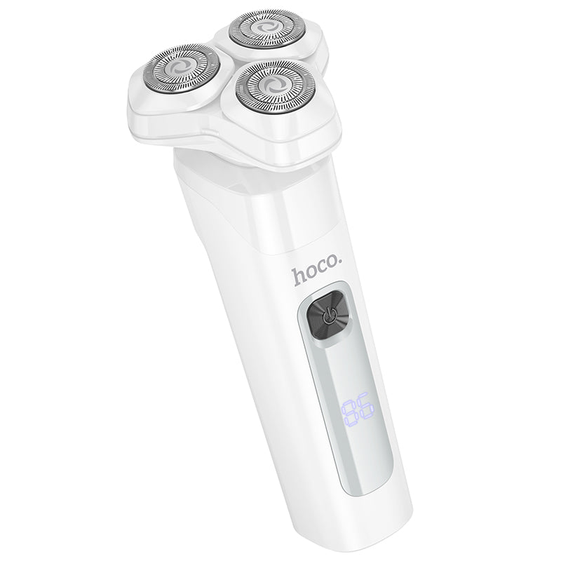 HP32 Dry and Wet Three-Blade Electric Dual Shaver (Black, White Color) - hocotech