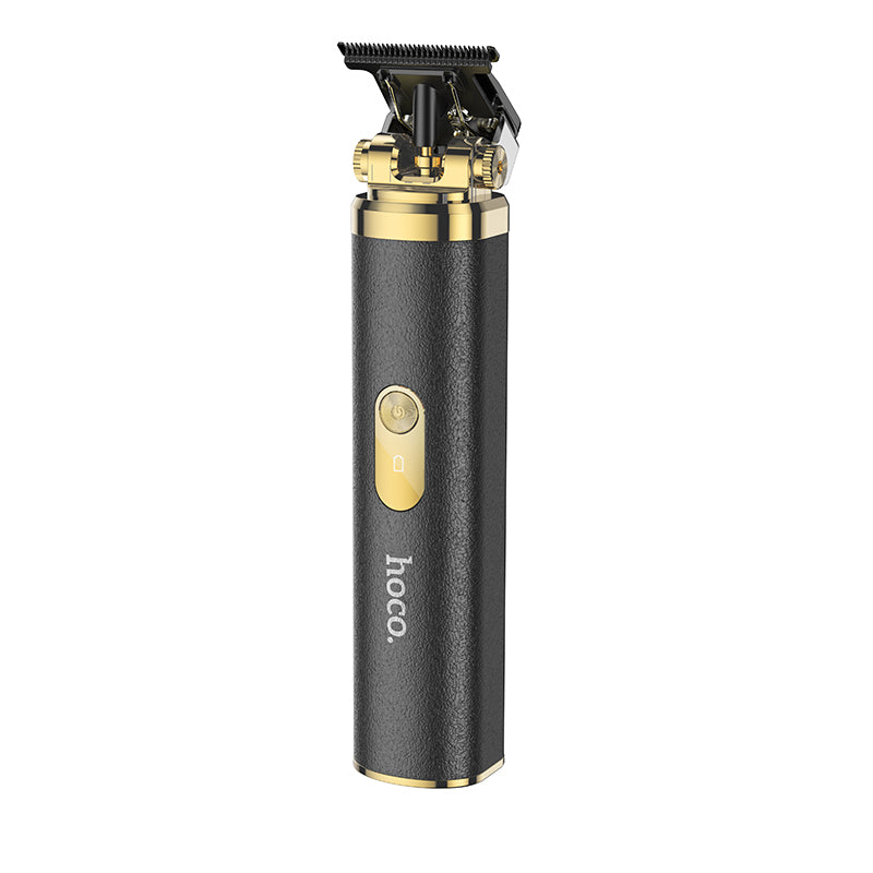HP22 Retro Design Engraving Electric Hair Clipper Black & Gold Color - hocotech
