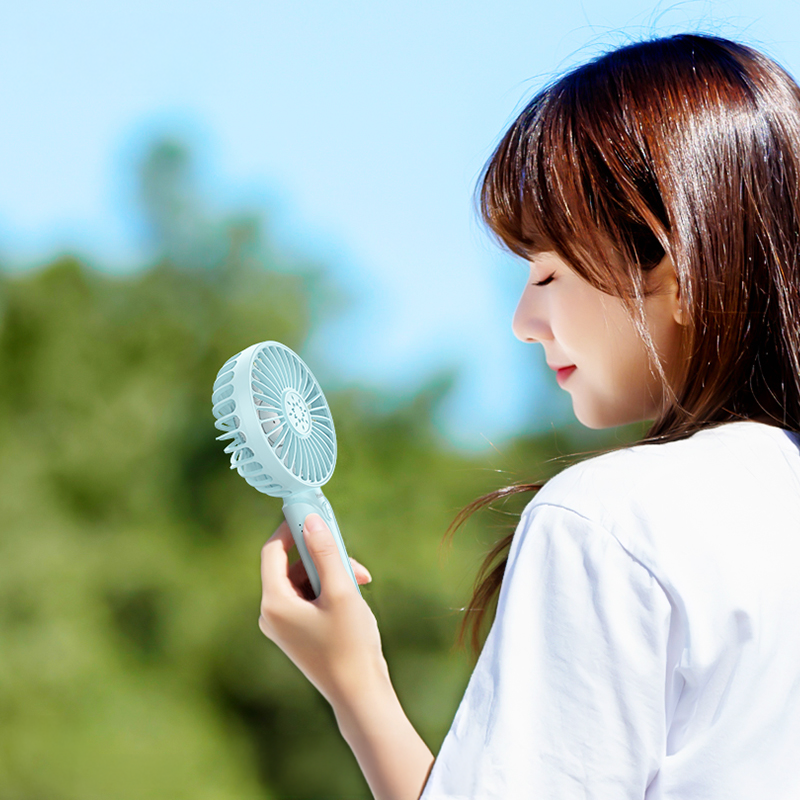 HOCO DF07 Cool Easy Handheld Small Fan White Color - hocotech