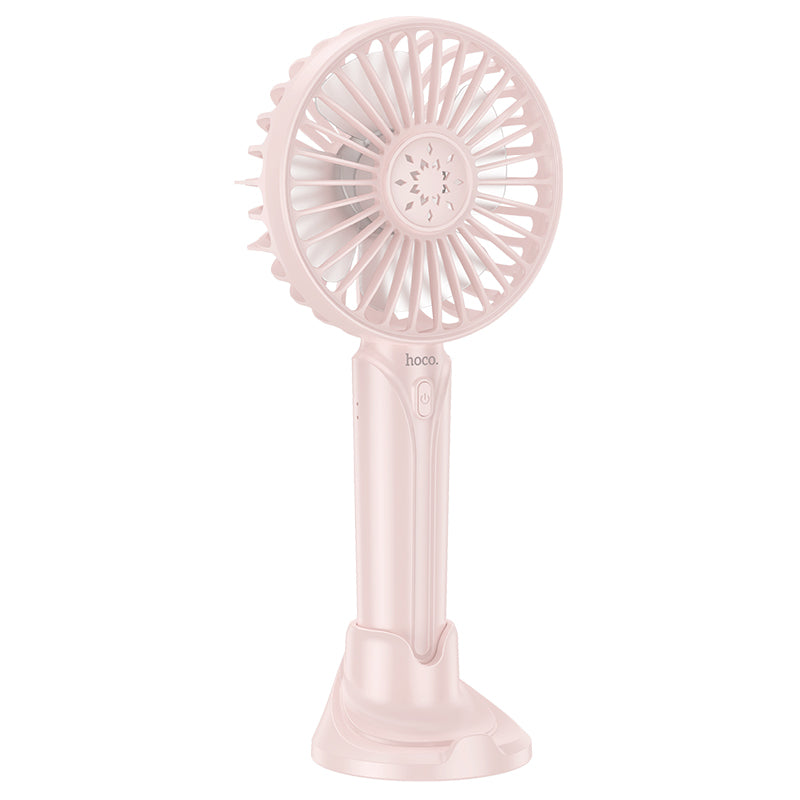 HOCO DF07 Cool Easy Handheld Small Fan White Color - hocotech