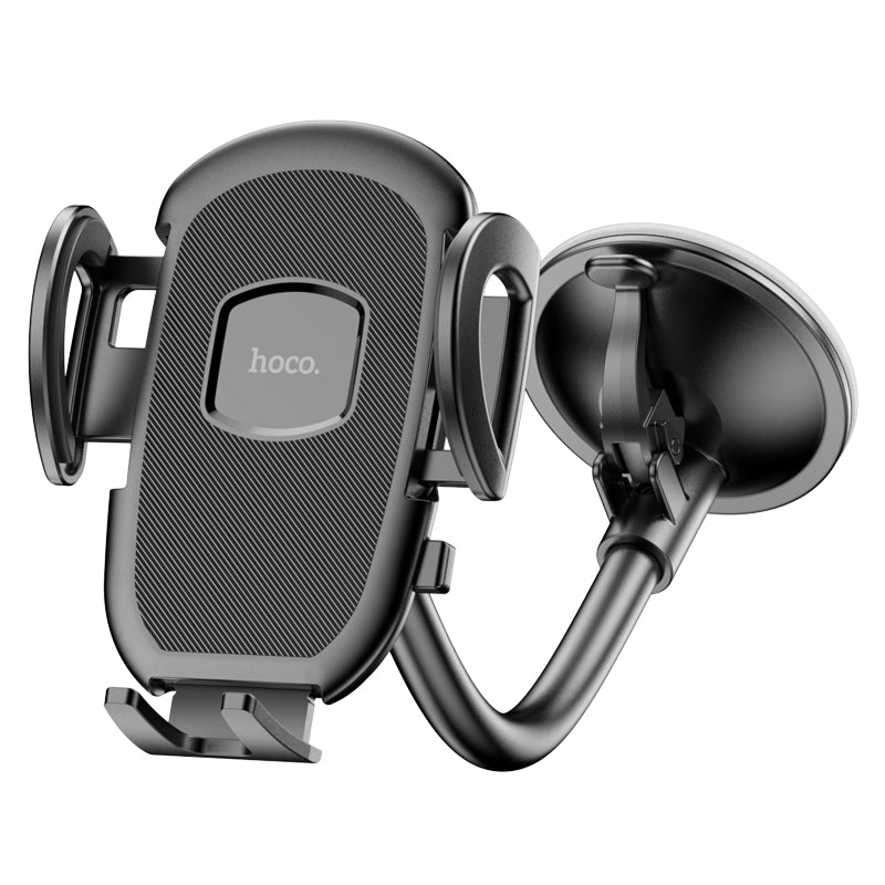 H10 Car Phone Holder Windshield / Dashboard Black Color - hocotech
