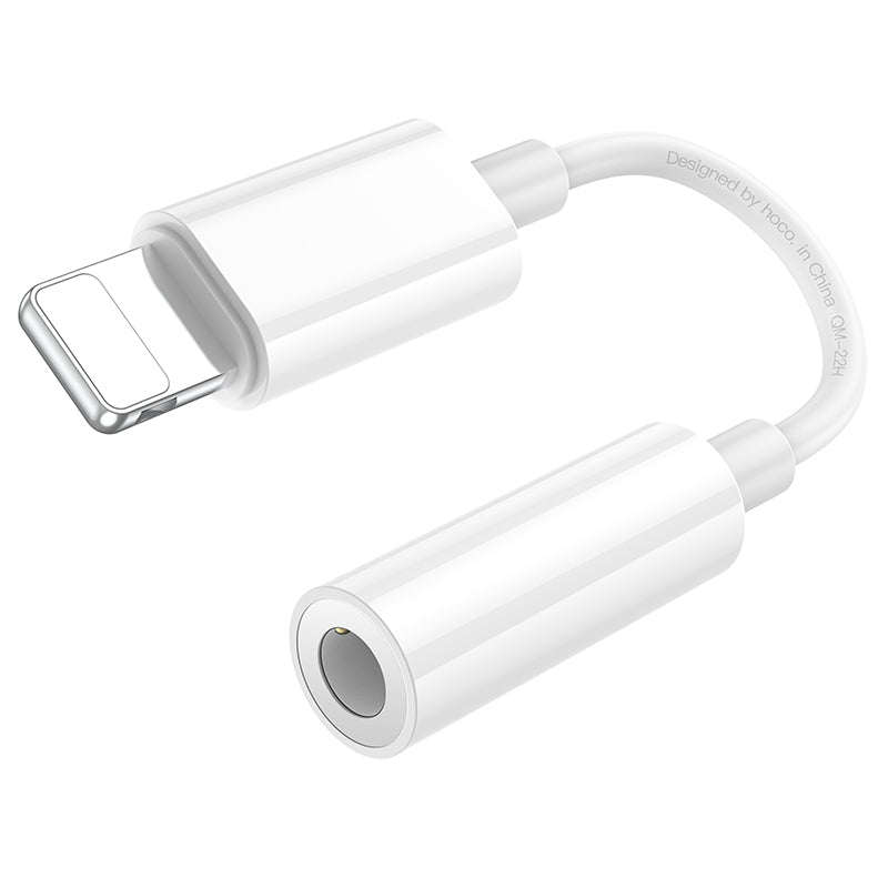 LS34 Original iP to 3.5mm Digital Audio Converter / Adapter White Color - hocotech