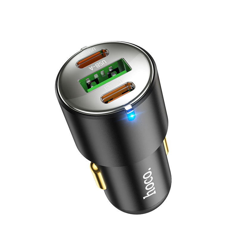 NZ6 Dual PD +QC 3.0 Three ports (2C1A) Car Phone Charger PD45W - hocotech