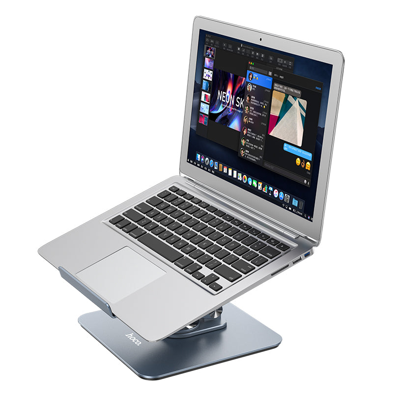 PH52 Plus Aluminum Alloy Laptop Desktop Holder Metal Gray Color - hocotech