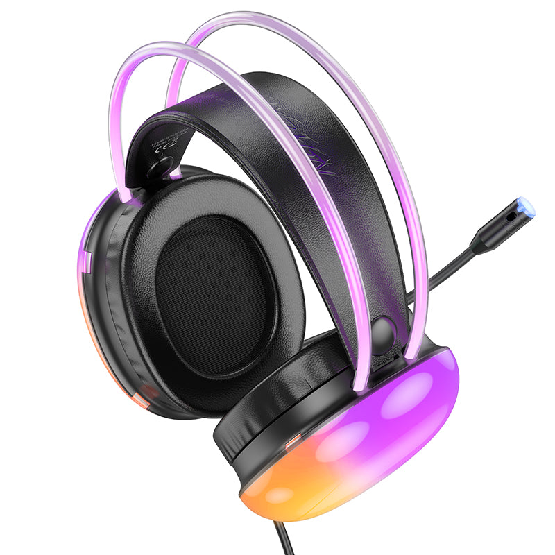 W109 Luminous Plus Rich USB7.1 Channel Gaming Headphones - hocotech