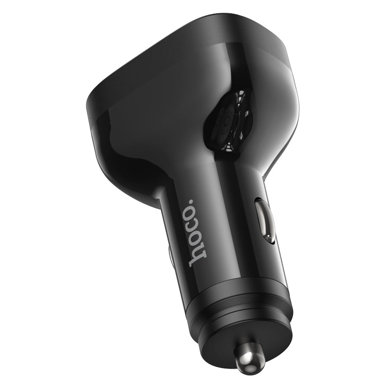 NZ11 Guide PD72W Four Ports (2C2A) Car Charger Black Color - hocotech
