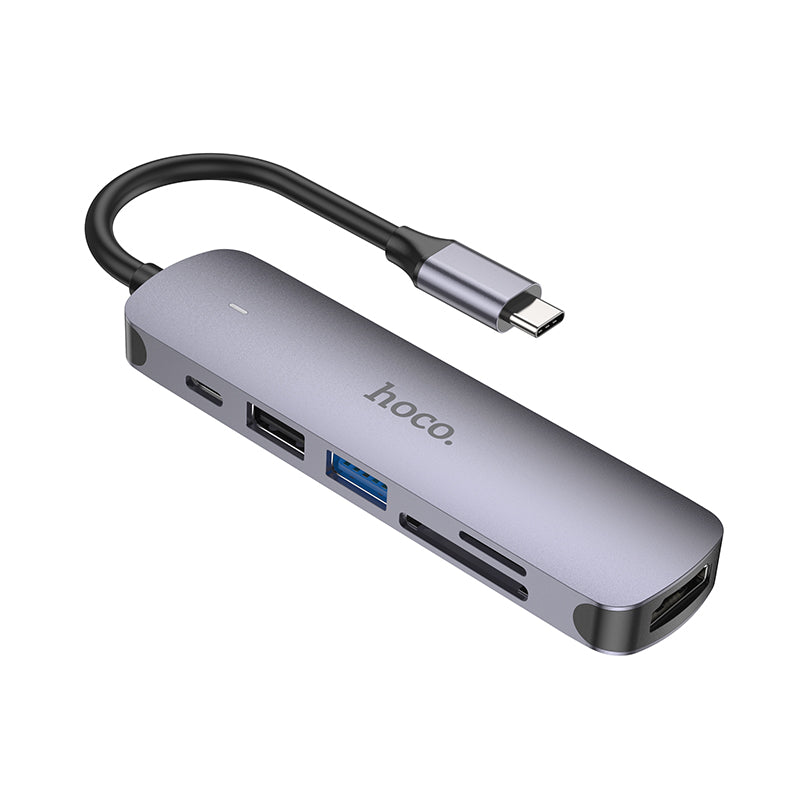 HB28 Type-C Multi-function Converter (HDTV+USB3.0+USB2.0+SD+TF+PD) - hocotech