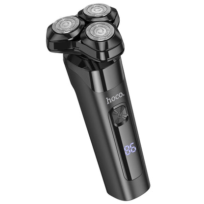 HP32 Dry and Wet Three-Blade Electric Dual Shaver (Black, White Color) - hocotech