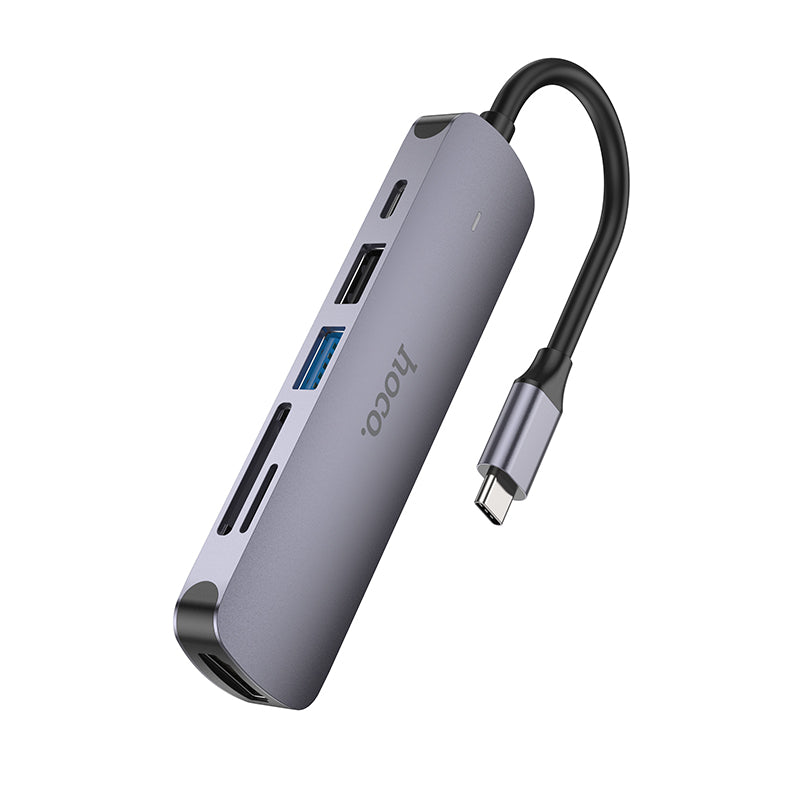 HB28 Type-C Multi-function Converter (HDTV+USB3.0+USB2.0+SD+TF+PD) - hocotech
