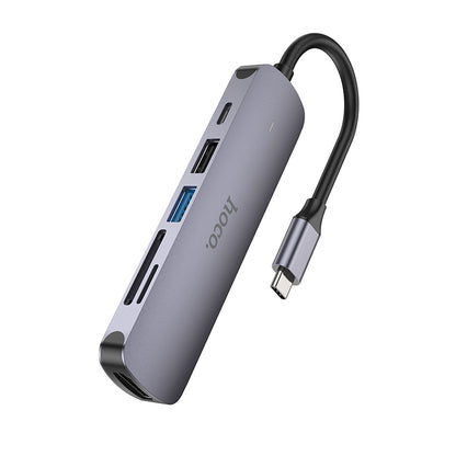 HB28 Type-C Multi-function Converter (HDTV+USB3.0+USB2.0+SD+TF+PD) - hocotech