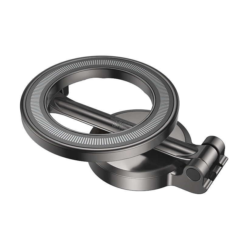 H51 Advantage Metal Ring Magnetic Car Phone Holder Dashboard Metal Gray Color - hocotech