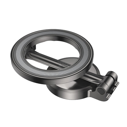 H51 Advantage Metal Ring Magnetic Car Phone Holder Dashboard Metal Gray Color - hocotech