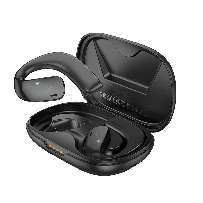 EQ4 Graceful True Wireless Bluetoth Headset (Black, White Color) - hocotech