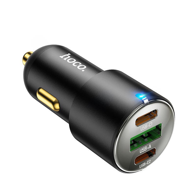 NZ6 Dual PD +QC 3.0 Three ports (2C1A) Car Phone Charger PD45W - hocotech