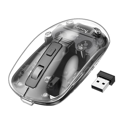 GM29 Mysterious Dual-mode Silent Wireless Mouse (Black, White, Purple Color) - hocotech