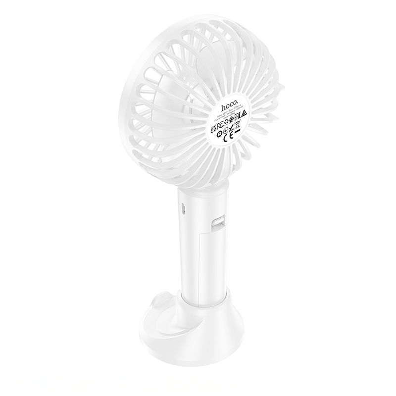 HOCO DF07 Cool Easy Handheld Small Fan White Color - hocotech