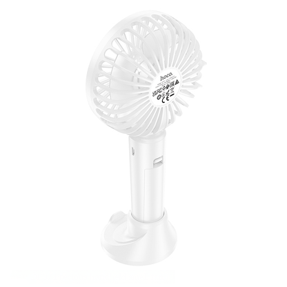 HOCO DF07 Cool Easy Handheld Small Fan White Color - hocotech