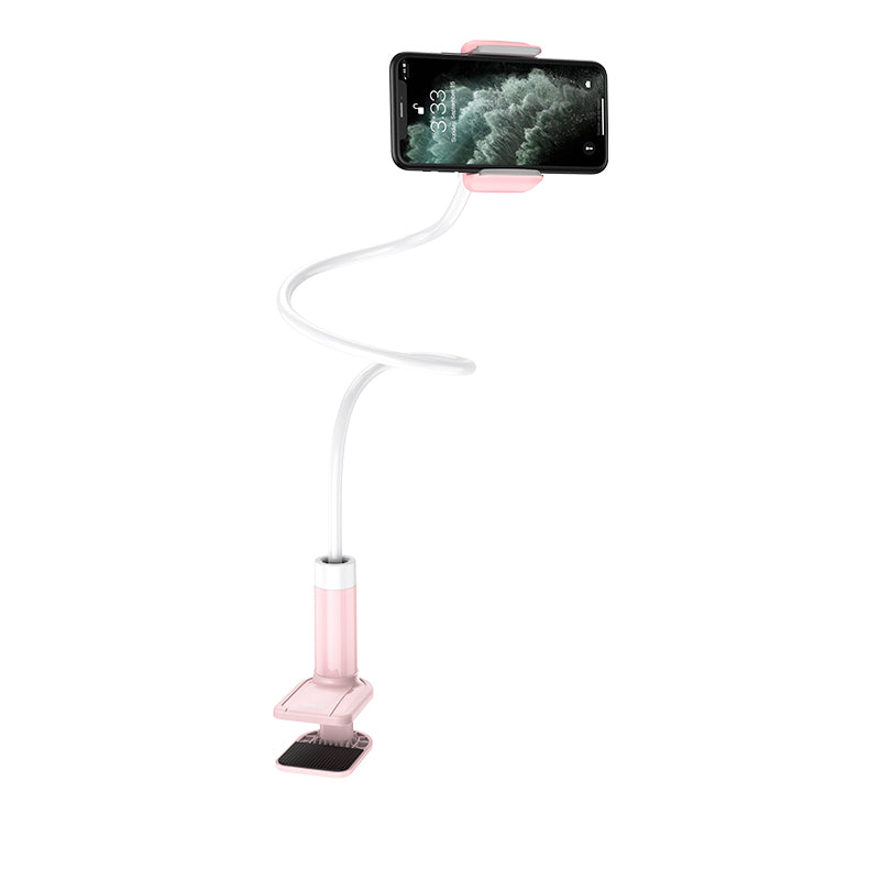 PH23 Balu Mobile Phone Stand Pink White Color - hocotech