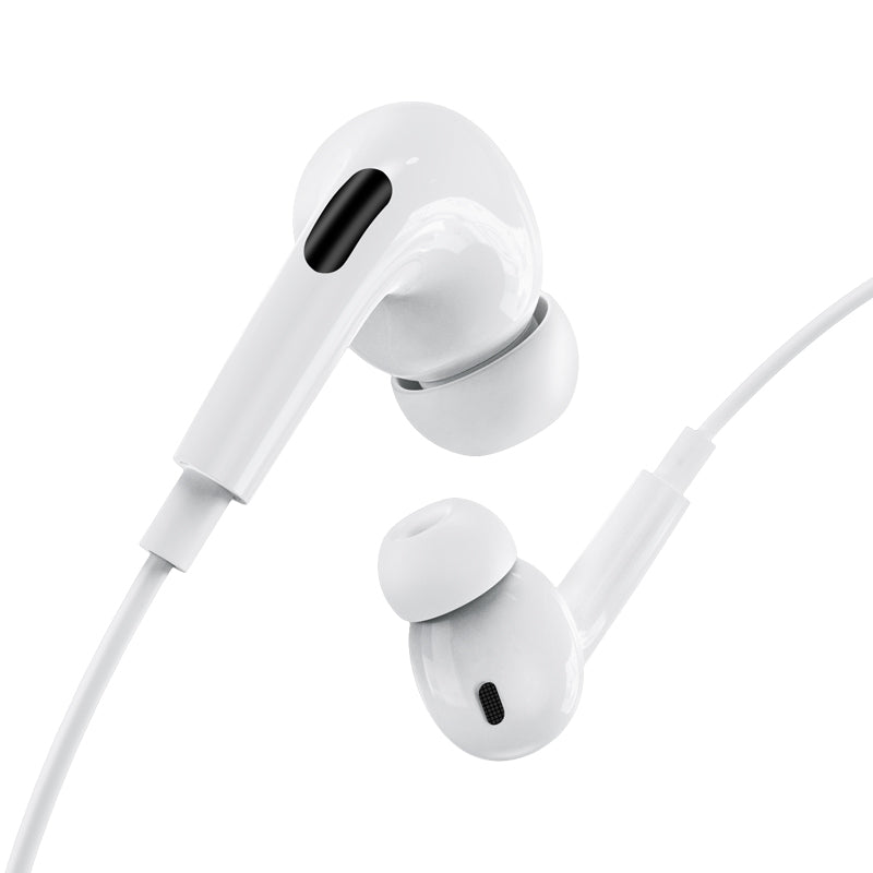 M111 Pro Primero Digital Headset iP with Volume Adjustment White Color - hocotech